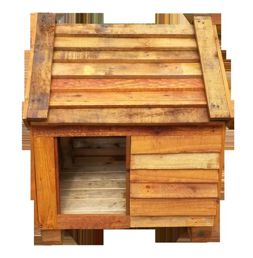 Wooden dog house